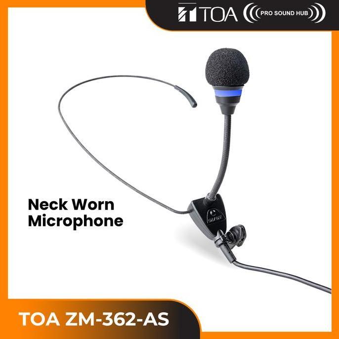 Promo Toa Zm-362-As Zm362 As Zm362As Mic Neckworn Microphone Imam Leher Bando Headset Headworn Masji