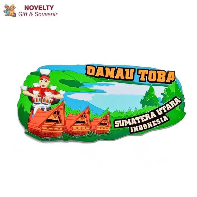 Weand- Souvenir Magnet Kulkas Danau Toba Oleh Oleh Medan Sumatera Indonesia