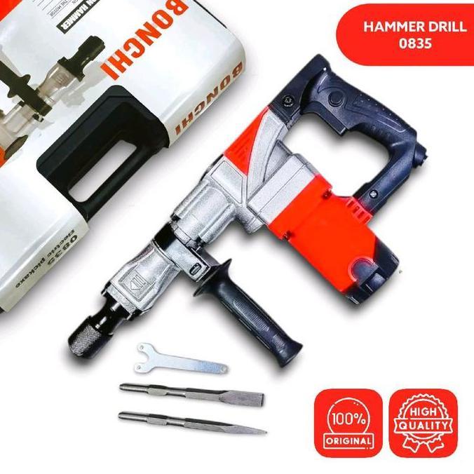 Mesin Bor Jack Hammer Demolition Beton Bobok Bonchi 0835 Hammer Drill German Technology Termurah