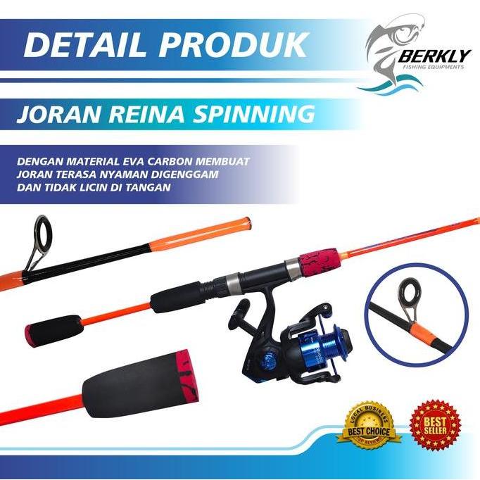 liningcrow - BERKLY Joran Pancing Reina 1.20m - 1.50m Ultralight Medium Hard Ikan Lure Diskon