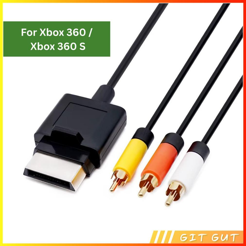 XBOX 360 / XBOX 360 S Kabel Audio Video AV RCA Cable