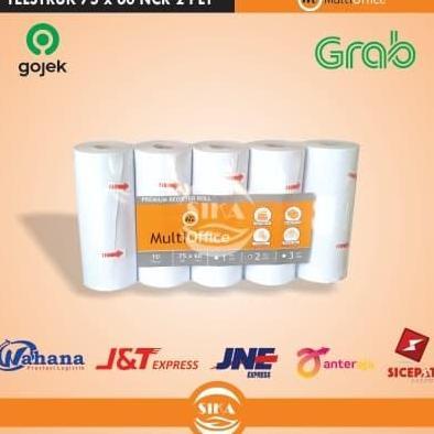 Papier- Kertas Kasir 75 X 60 Ncr 2 Ply Multioffice / Telstruk Ncr 2 Ply