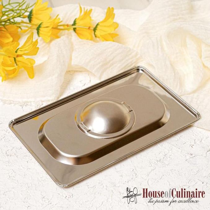 Equip- Tutup Food Pan Stainless 1/3 Tutup Gastronom Pan