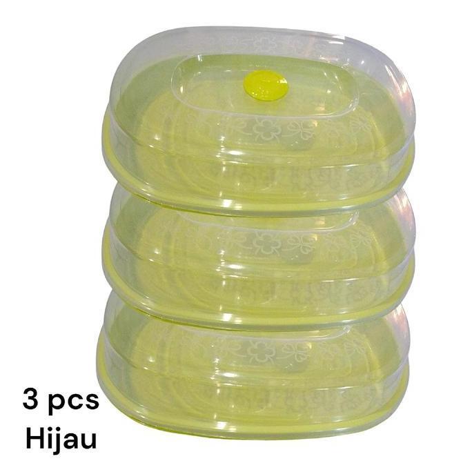 Lansungkirim- 3 Pcs/2 Pcs Tempat Bolu Oval Yoyo Star Tempat Roti Kue Kering Gorengan Food Grade