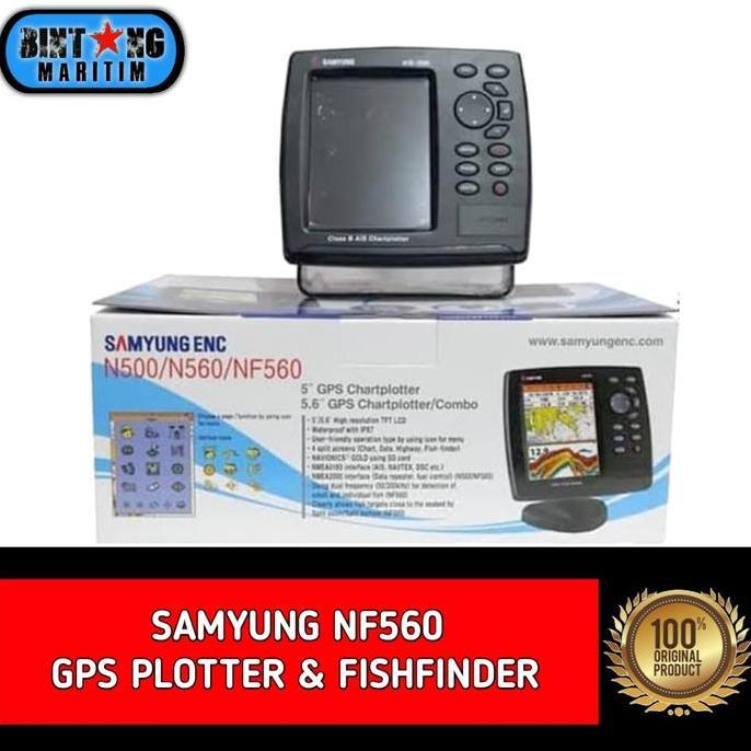Samyung Nf 560 Nf560 Chartplotter Gps Plotter + Fish Finder