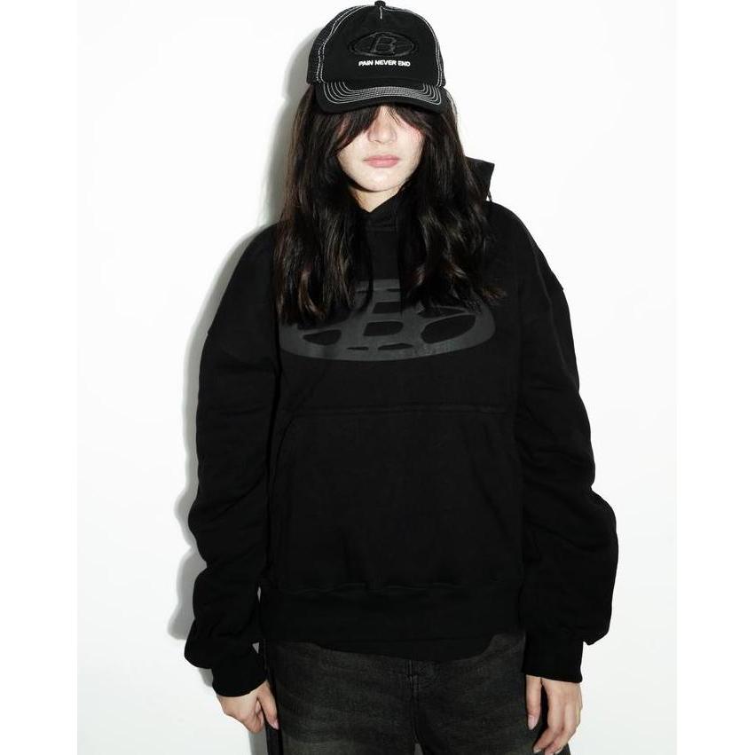 Punyakamu- Buron - Logo Trucker Cap Black | Topi Trucker Bahan Baby Canvas Hitam