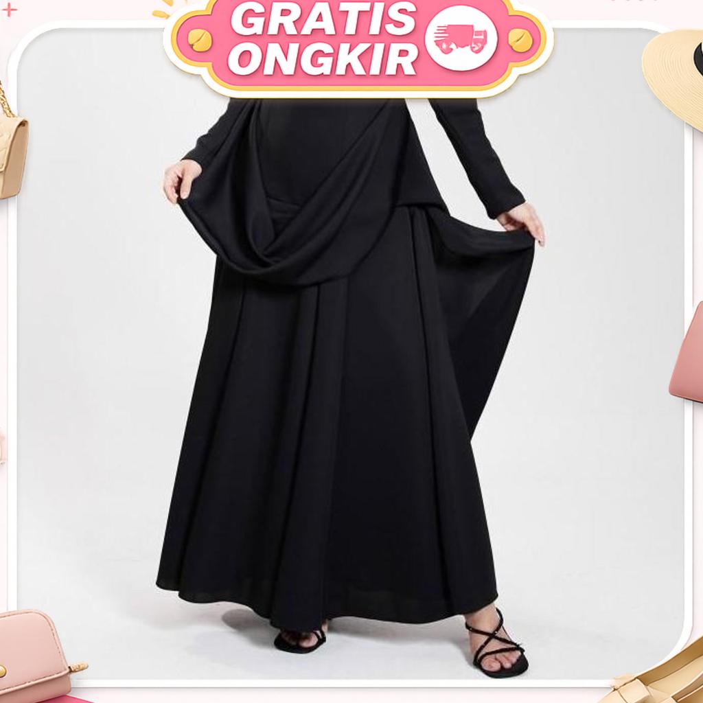 Lafiye - Prime Billow Skirt / Bawahan Wanita (Dew Silk)