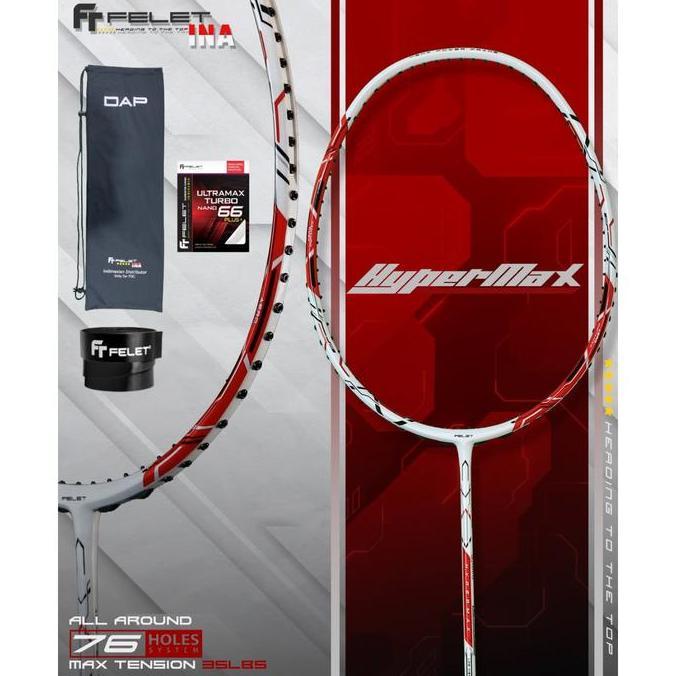 Weminton- Raket Felet Bton Bulutangkis Felet Hypermax