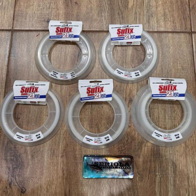 TERMURAH - LEADER SUFIX SUPER 21FC CLEAR FLUOROCARBON 50M - 100M