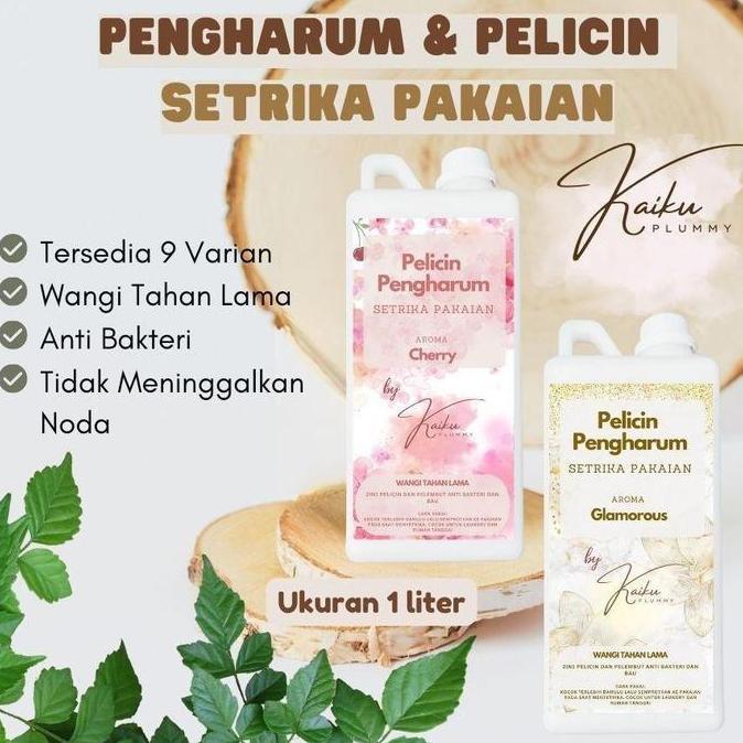 KAIKU PLUMMY Pewangi Setrika dan Pelicin Setrika Pakaian Laundry 1 Liter - Wangi Tahan Lama
