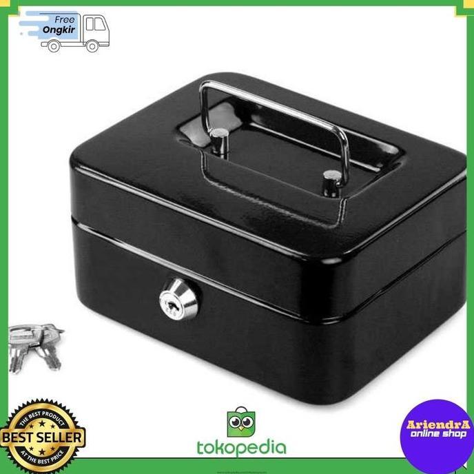NEW TEMPAT PENYIMPANAN UANG CASH BRANKAS MONEY BOX UANG CASH ORI