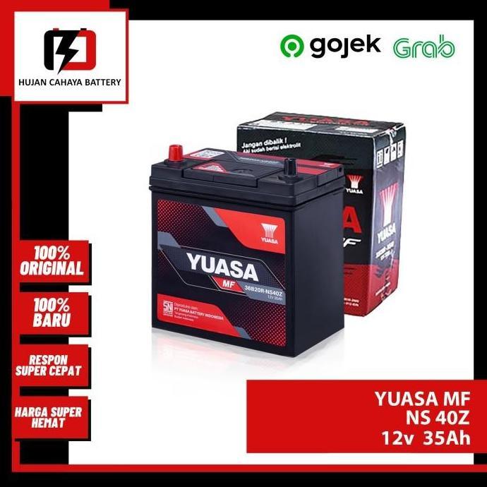 TERBARU - Aki Mobil YUASA MF NS40Z / NS-40-Z / NS 40 Z - Aki TOYOTA AGYA TRD