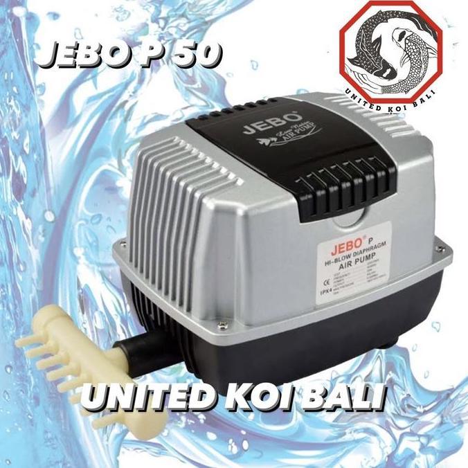 TERBARU - JEBO P50 JEBO P-50 POMPA UDARA AERATOR HI FLOW AIR PUMP BLOWER