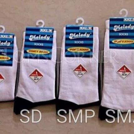 Kaos Kaki Sekolah / Kaos Kaki hitam Putih / anak TK SD SMP SMA