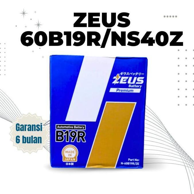 BEBAS ONGKIR - Aki Kering NS40Z Zeus Daihatsu Grand max