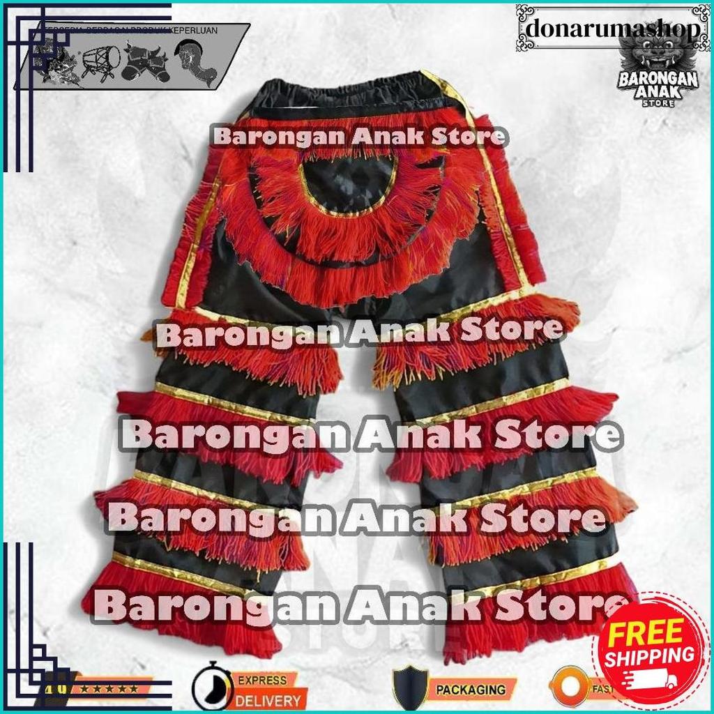Barongan Anak Store Celana Barongan Anak Sd Smp Warna Merah Hijau Biru Hitam Putih Ready Stock