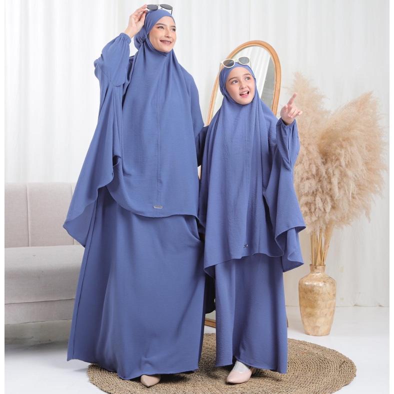 murah luthfia kids - gamis syari mom and kids khawla set