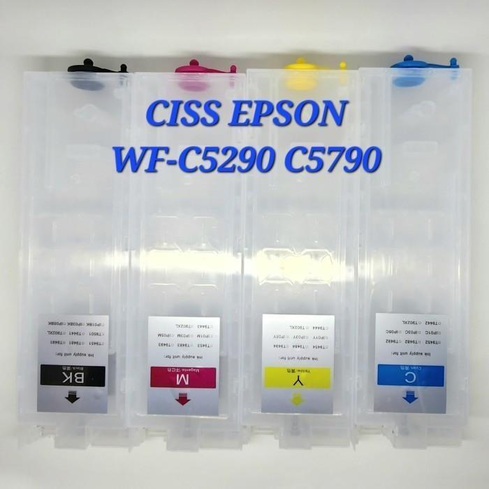 Infus / Ciss Epson Wf-5390 Wf-5890 Wf-C5290 Wf-C5790 Tanpa Chip New