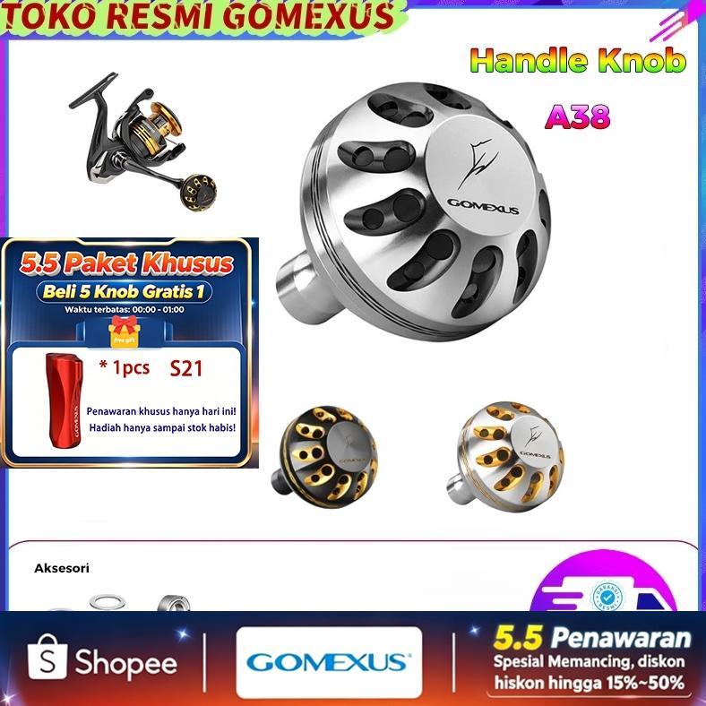 Gomexus Handle Knob 35-41mm Joran BC pancing alat pancing set  knop Stradic  Daiwa shimano  Twinpowe