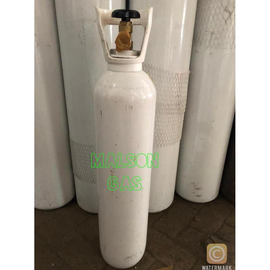 Tabung Baru CO2 1,5m3 + Isi Gas CO2 6Kg Aquascape Las Food Grade