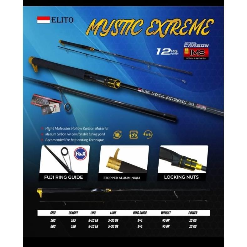 joran galatama elito mystic epic extreme 180 cm fuji ring hollow carbon
