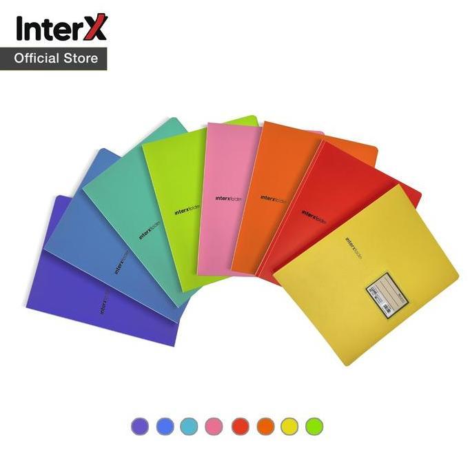 InterX Folder Clear Holder Macarons / Document Keeper / Map Display Album 20/40 Lembar A5