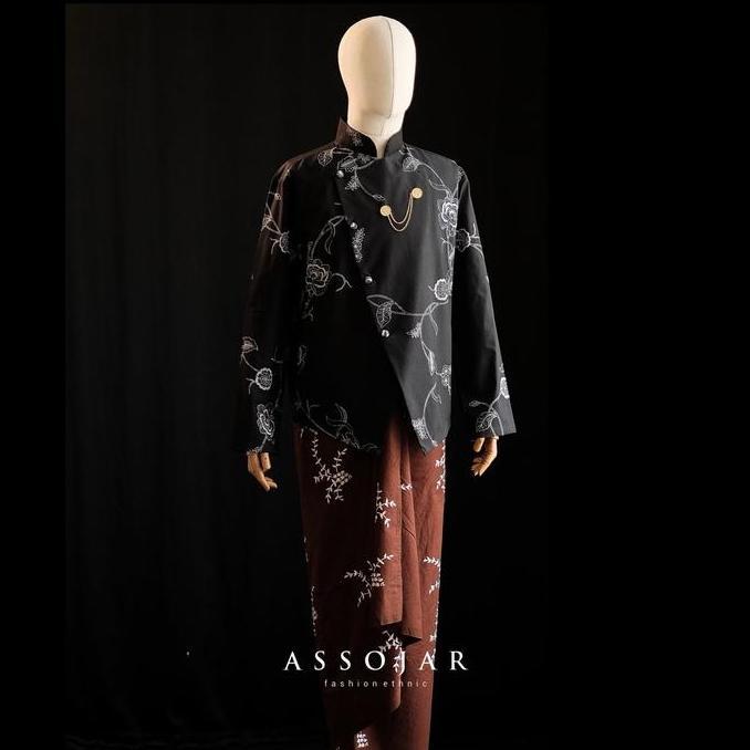 PROMO Assojar - Sanjang Beskap Batik / Atasan Batik Pria PROMO