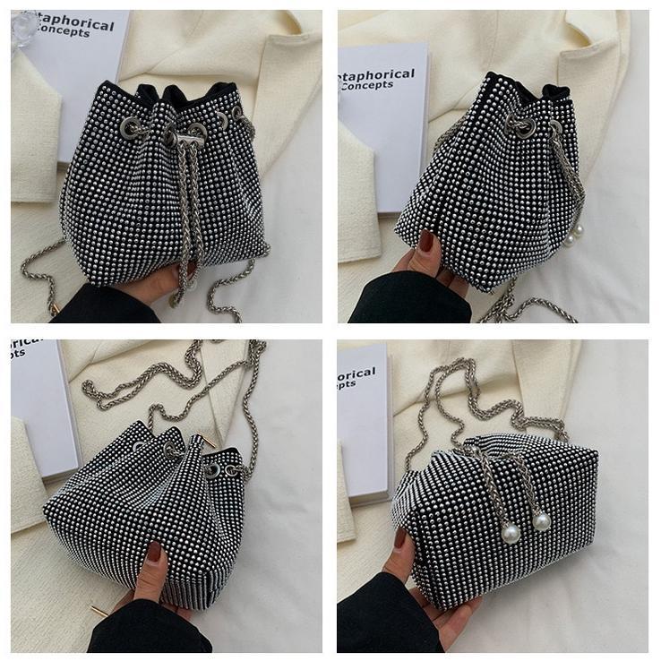 Discount Bucket Bag Wanita Import - Tas Selempang Wanita Bling Bling Import Terbaru Fashion Korea - 