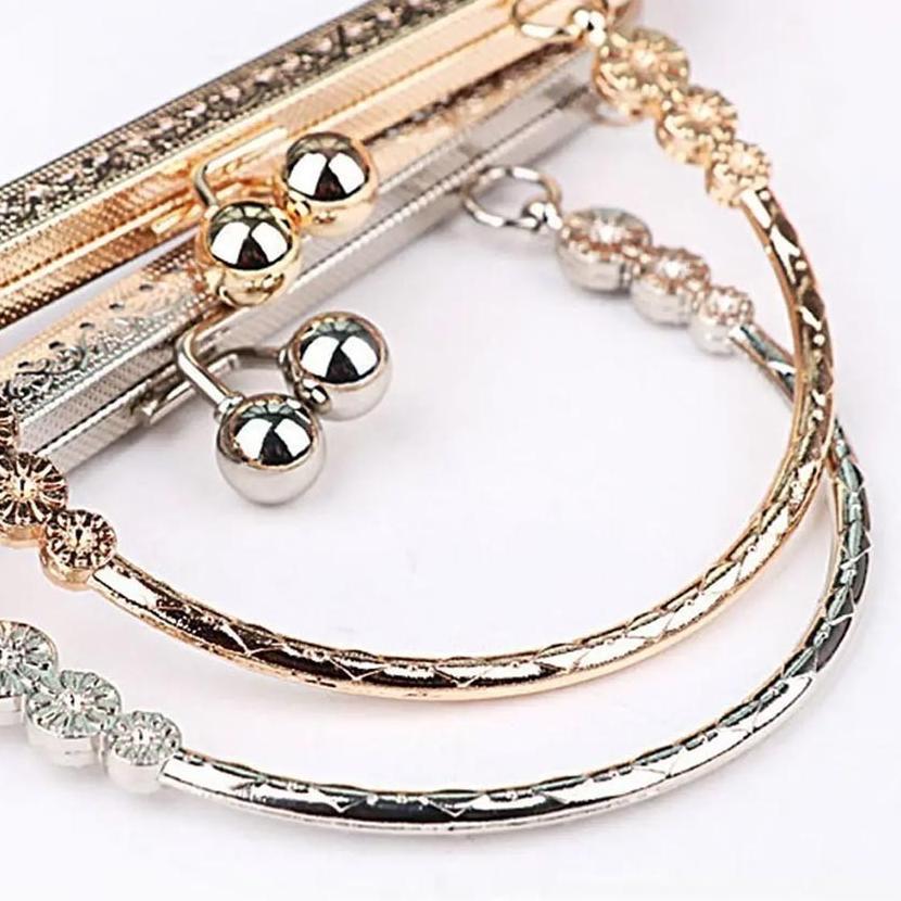 HOT DEALS Handle Tas Rajut  Kerangka Tas Rajut Pegangan Tas Handle Frame Tas Behel 20cm Utk Clutch P