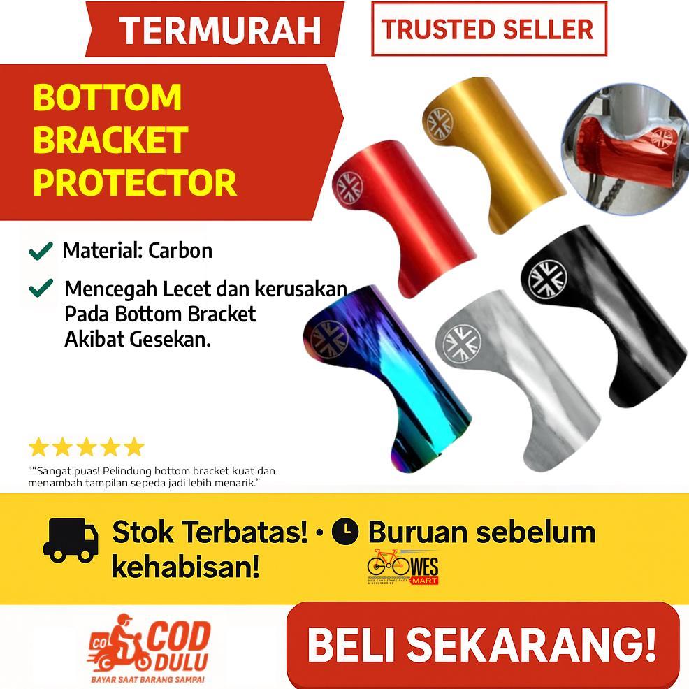Bottom Bracket Frame Protector Pelindung Bottom Bracket Sepeda Lipat & Brompton