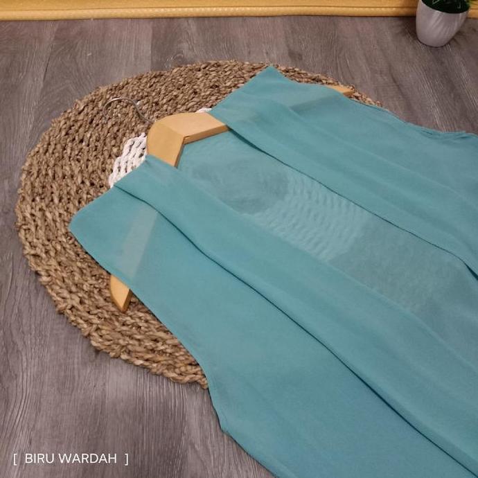 BELI outer cardigan wanita ceruty babydoll tanpa lengan BELI