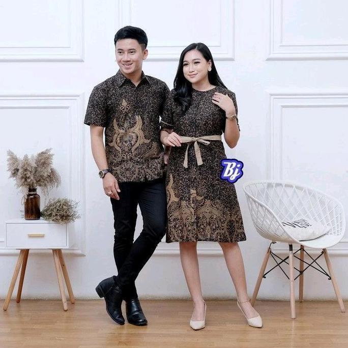 OOTD Batik Couple Keluarga Dres Batik Couple Dress Anak Dress Dewasa Busui. OOTD