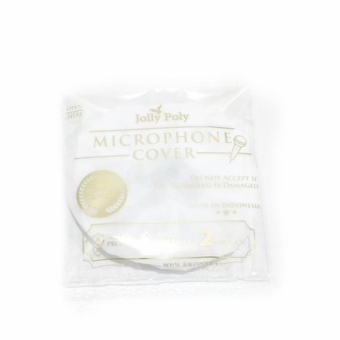 Ajuste- Shure Microphone Cover 1000Pc / Shure Mic / Cover Mic Bahan Kain Sekali Pakai  Hitam Putih