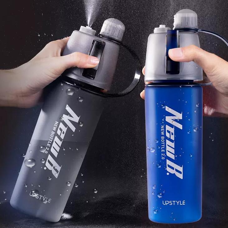 BOTOL AIR MINUM 600 ML SPRAY UPSTYLE TRITAN SPORT WATER BOTTLE DISKON