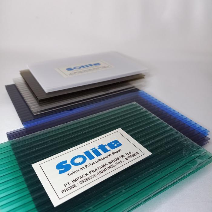 SOLITE 4MM ATAP POLYCARBONATE - 1/2 ROLL ORIGINAL DAN TERPERCAYA