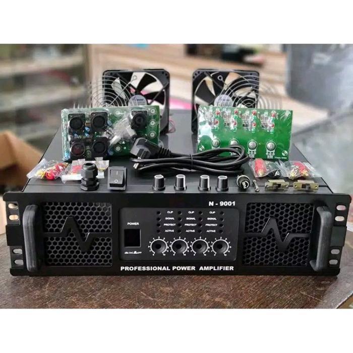 BOK POWER AMPLIFIER N9001 4CH BOX POWER N9001 4CH UKURAN 3U LENGKAP AKSESORIS ORIGINAL DAN TERPERCAY