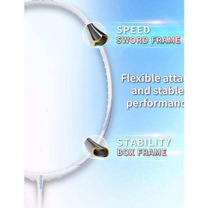 Kumpoo Badminton Racket Ak-7 Power Control 4U 5U 30Lbs | Raket Bulutangkis Ak7 30 Lbs