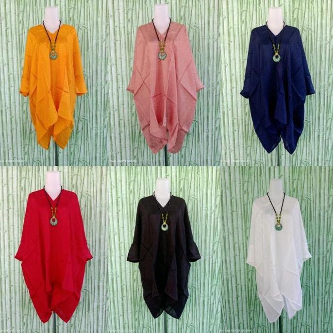 LIFESTYLE KAFTAN TUNIK ARUNA VISCOSE POLOS OOTD KONDANGAN LIFESTYLE
