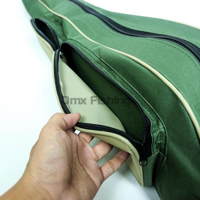 Why99- Tas Pancing Joran Slempang Semi Anti Air Muat 2-3 Set Joran Abu Garcia