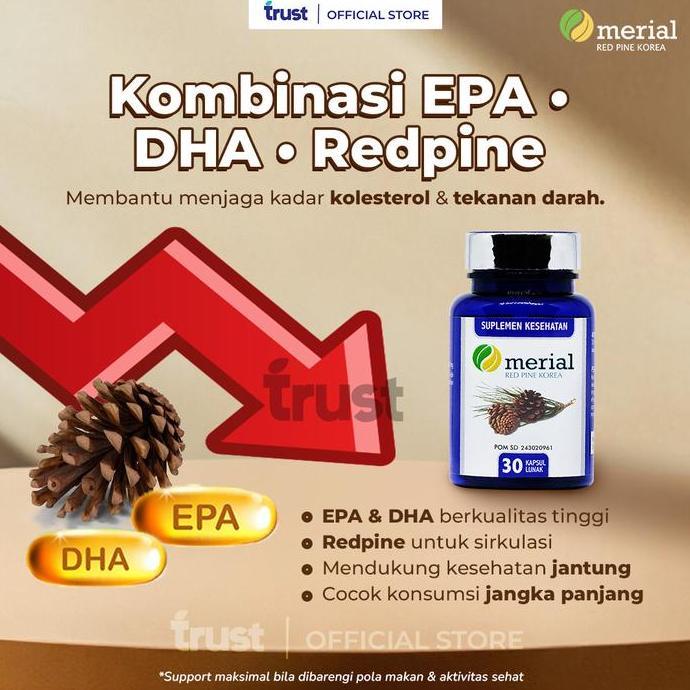 Happyfit- Merial Red Pine Fish Oil & Herbal Extract | Daily Wellness Support