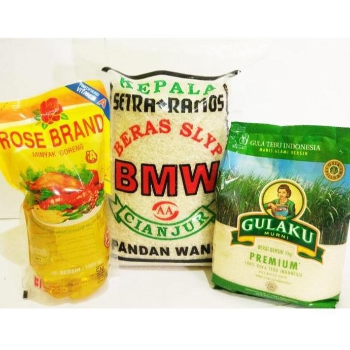 Paket Sembako Muarah Beras/Minyak/Gula