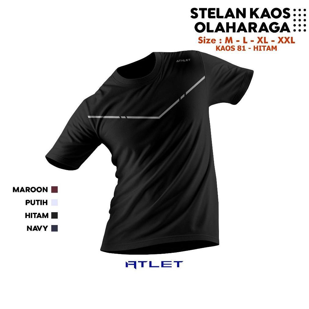 OFFICIAL STELAN KAOS OLAHRAGA BAJU FUTSAL FITNESS GYM RUNNING SPEDA JOGGING BAHAN DRYFIT PREMIUM