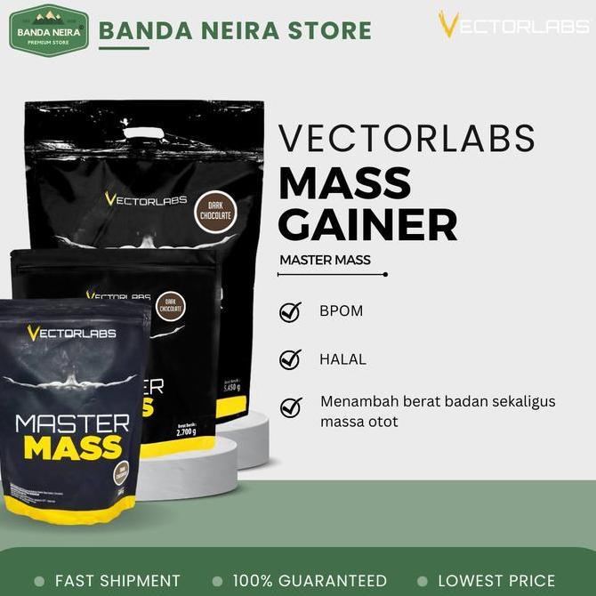Vectorlabs Master Mass MasterMass Gainer Protein | 2 - 12 LBS | 900 - 5.450 GRAM