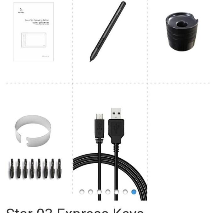 Radejarrr - Xp Pen Star 03 V2 Drawing Pen Tablet 8192 Pressure Level Garansi 2 Thn