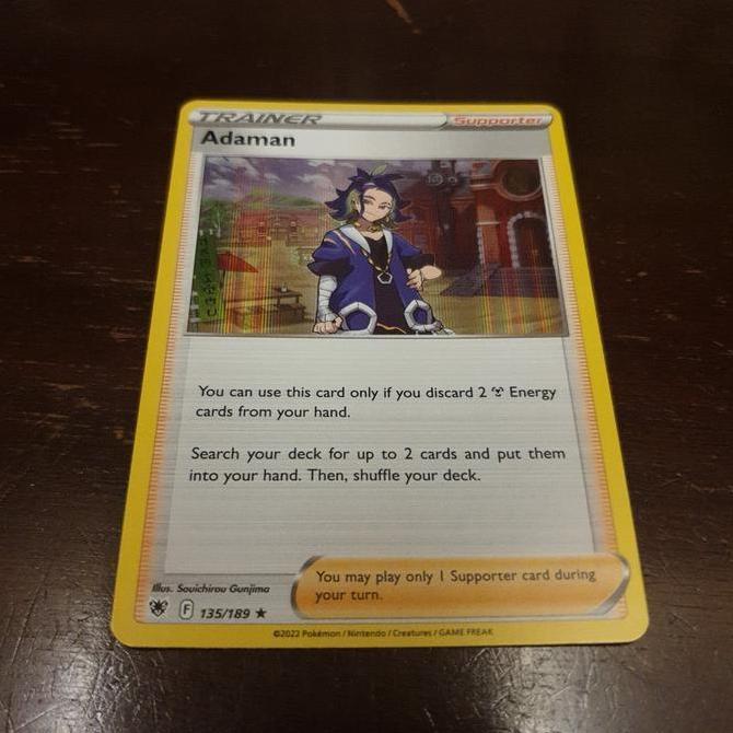 Kartu pokemon adaman holo rare sword and shield astral radiance