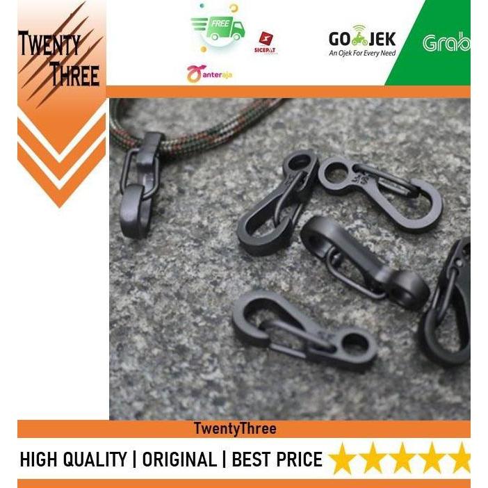 Gantungan Kunci Carabiner Karabiner Mini Stainless Key Hiking Outdoor