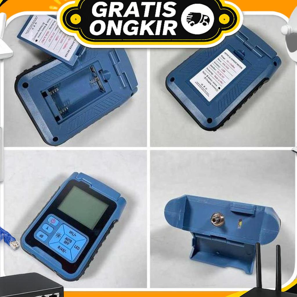 Mini Opm 2In1 Alat Tester Kabel Fiber Optik Optic Power Meter 10Dbm