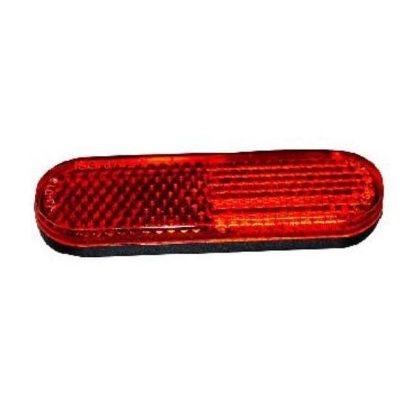 Lampu Reflektor Reflector Mata Kucing Mobil Motor Sepeda Lengkung Cekung Shockbreaker Merah Shock