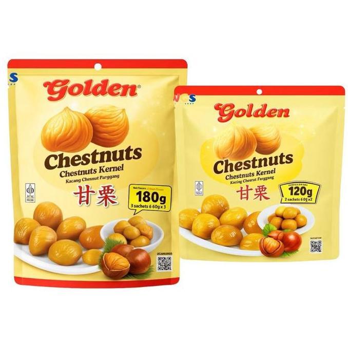Golden Chestnuts Kernel / Golden Kacang Chesnut Panggang / Kacang Chestnut Golden
