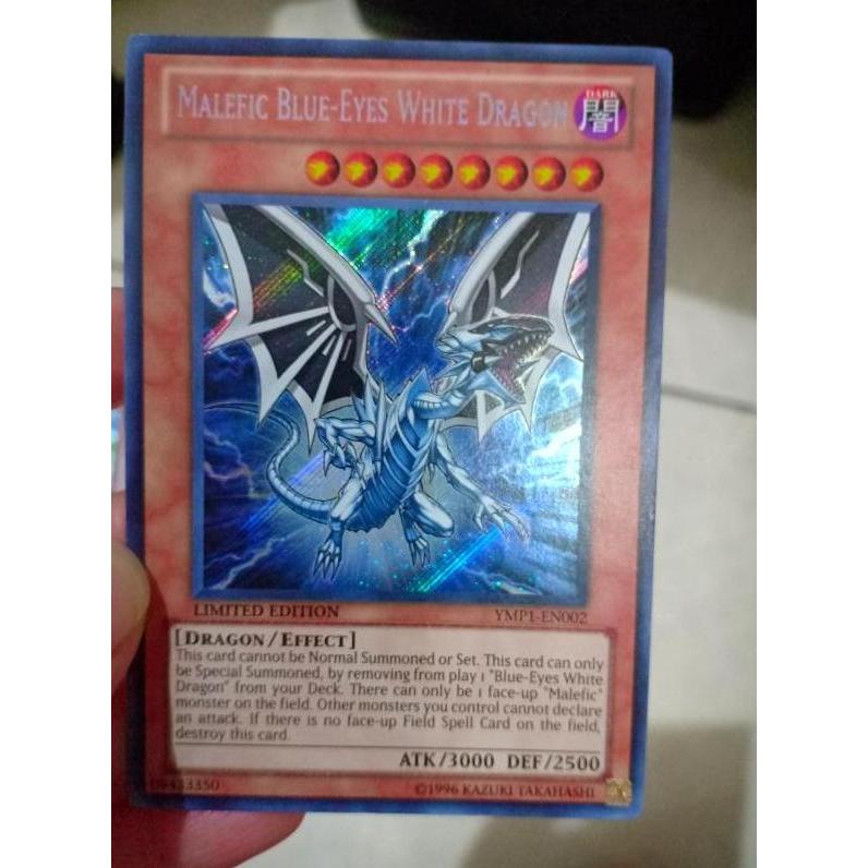Yuyioh malefic blue eyes white dragon secret